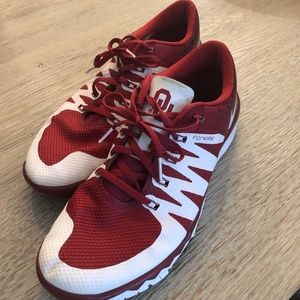 Nike Free 5.0 Oklahoma Sooner Training Shoes